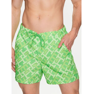 Tommy Hilfiger pánská zelené plavky - XL (0IG)